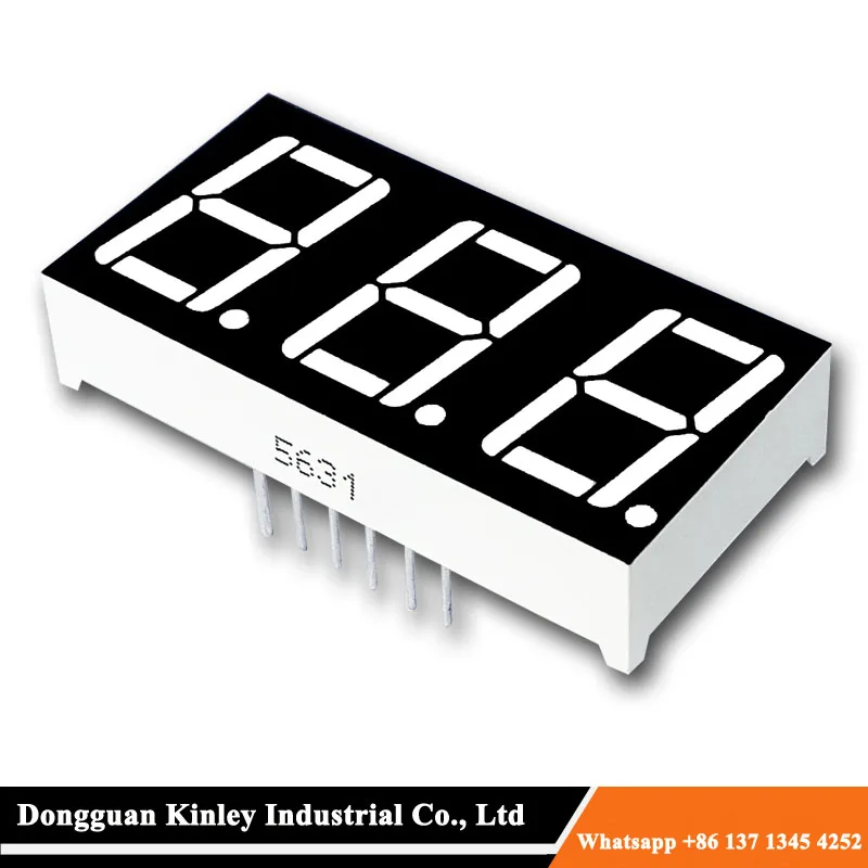 Super Red 0.56 Inch 3 Digit 5631 7 Segment LED Display Module| Alibaba.com