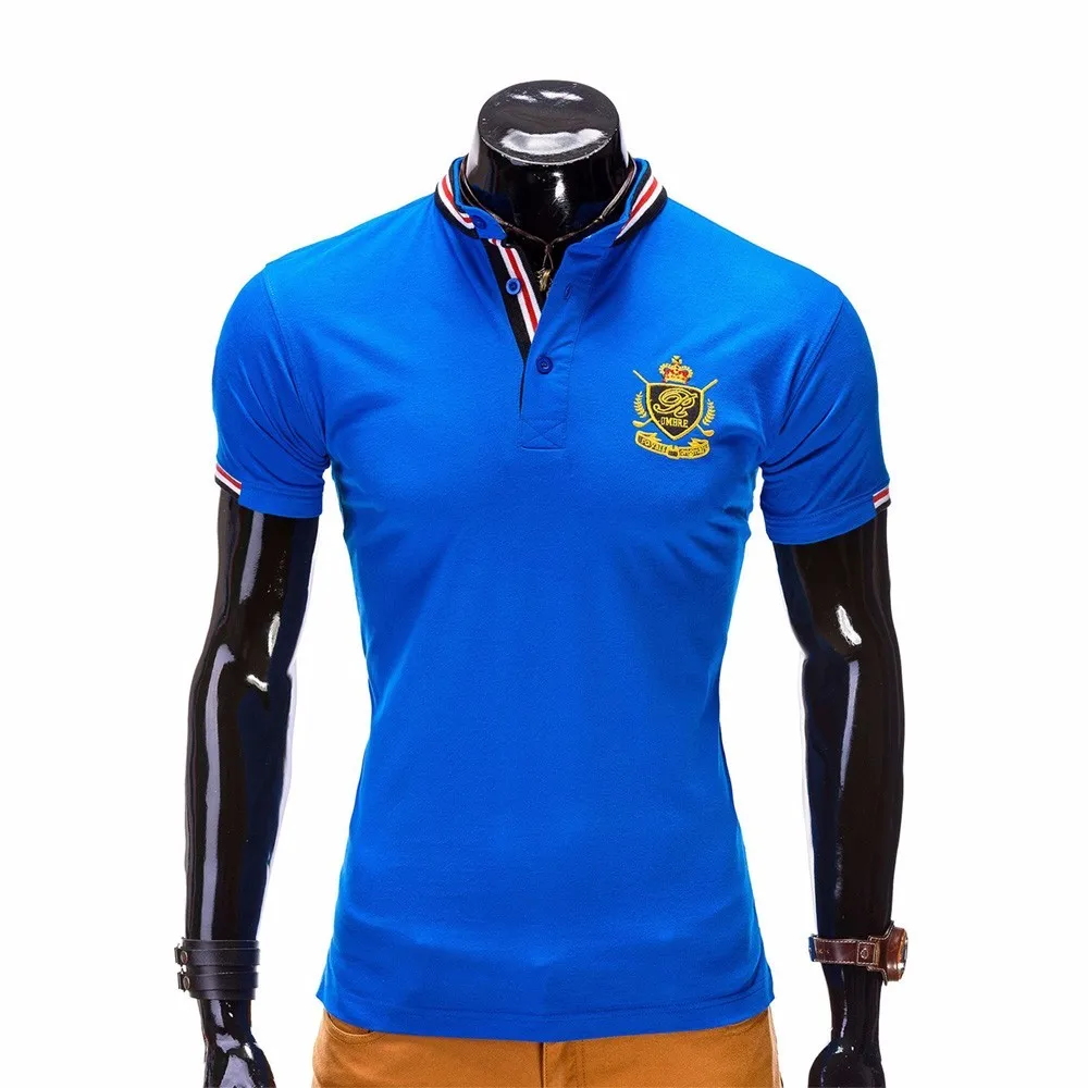 Wholesale High Quality Embroidery Dry Fit 100% Cotton Men Custom Polo ...