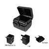 Yuadon multi-purpose travel charger universal travel adapter with hard cover case