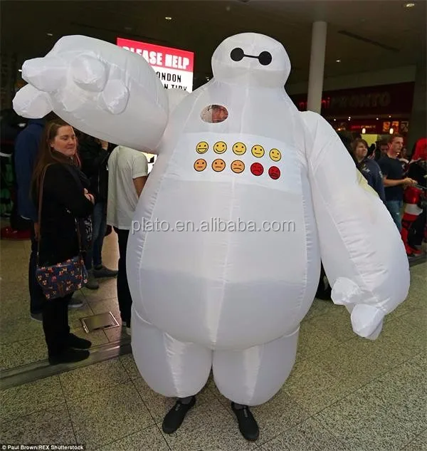 Big Advertising Inflatable Baymax Costume Walking Cartoon Costume For