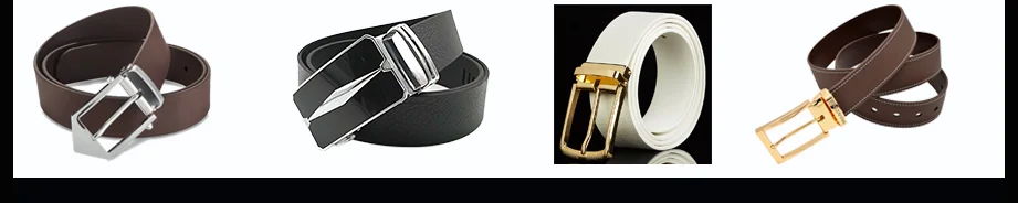 adjustable automatic buckle men belt