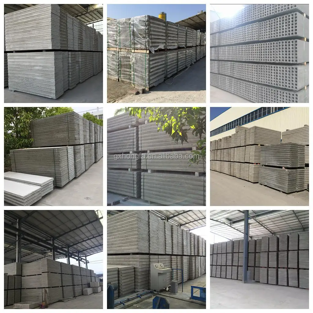 EPS Cement Foam Panel Producing Plant Machine Light Weight Fly ash Calcium Silicate Board Making Production Line Machine