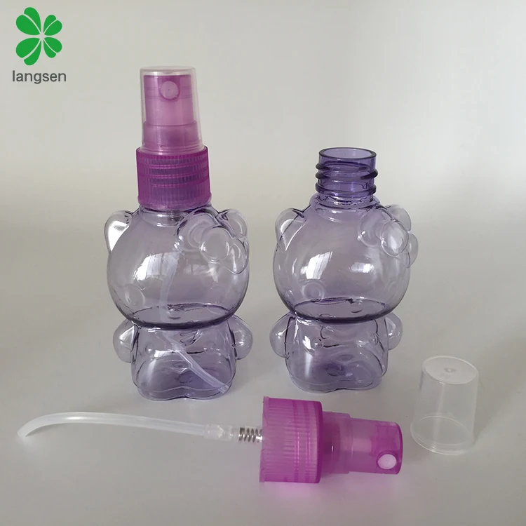 50ml cartoon animal bear shape mist spray bottle
