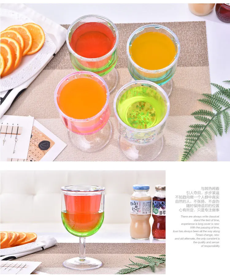 New Products Plastic Cocktail Cup, Double Wall Plastic Beer Cup, Plastic Drinking Cup