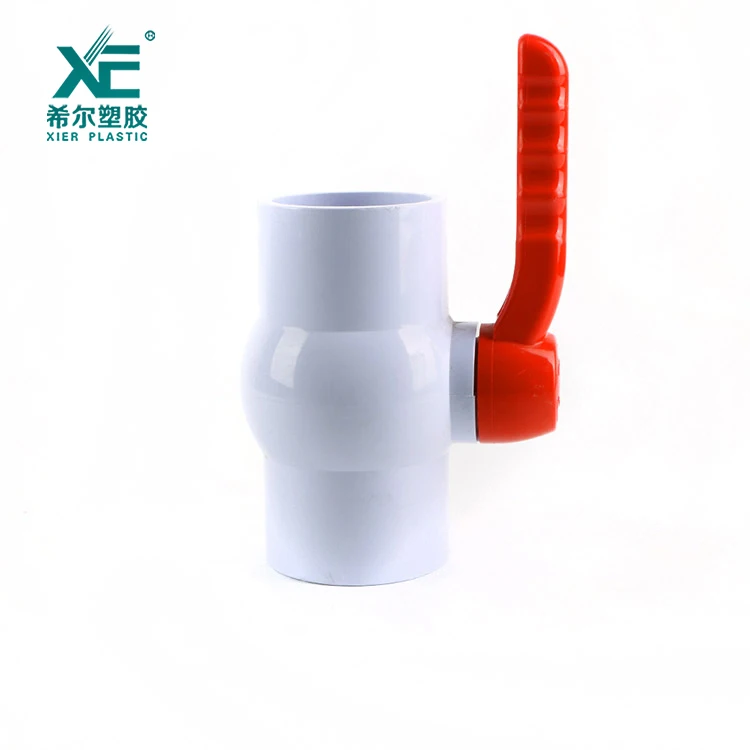 Free sample normal pressure 1/2 -4 inch pvc water ball valve with long handle