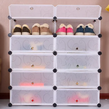 clear shoe rack