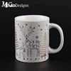Winter deer enamel travel ceramic custom coffee tiki sublimation mug with logo