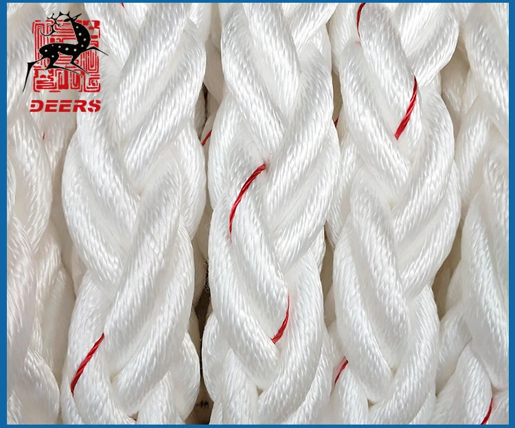 PP mooring rope PP marine rope 56mm 8-strand PP rope