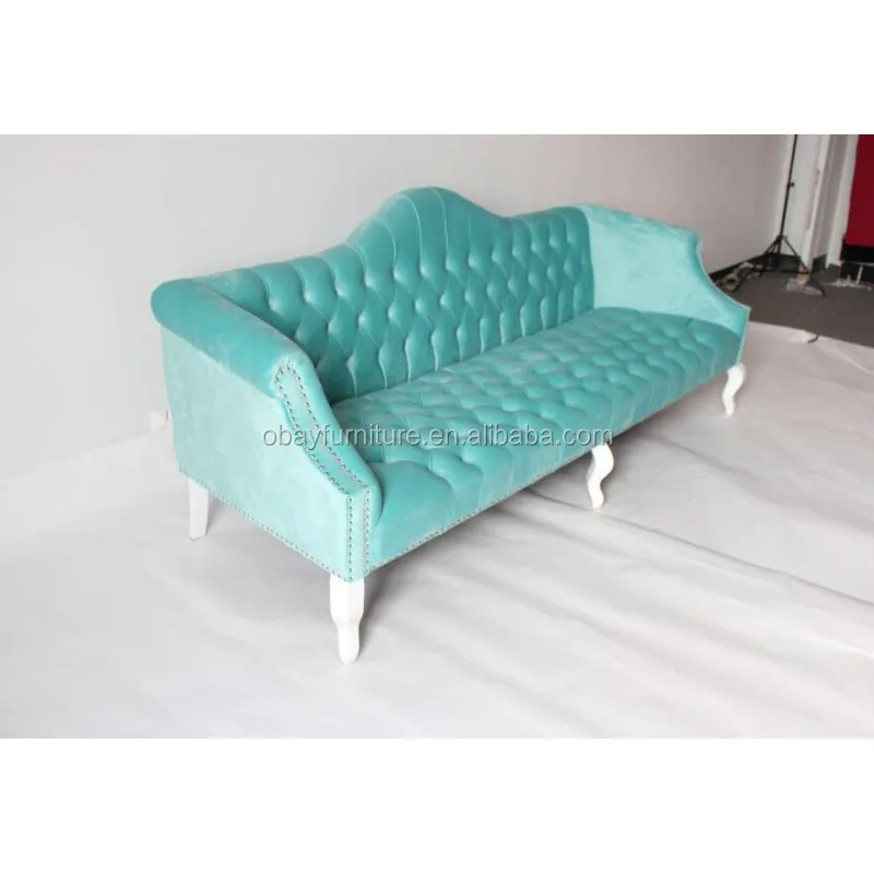 Modern New Design Wooden Sofa Furniture,Event Furniture,Green Velvet