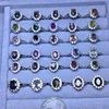Manufacturer wholesale freely size 925 sterling silver gem tourmaline ring customized jewelry gift