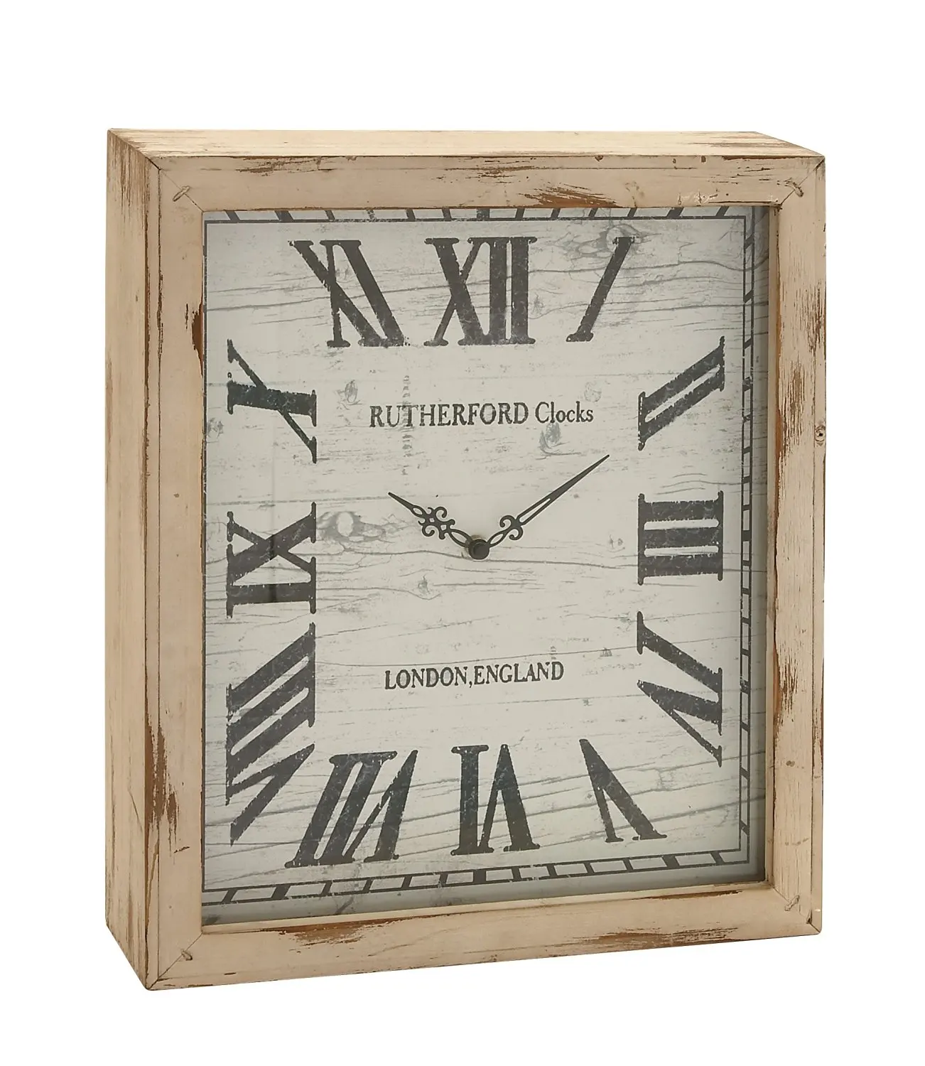 Large Rustic Clock Find Deals On Line At Get Quotations Benzara Timelessly Rustic Wood Wall Clock