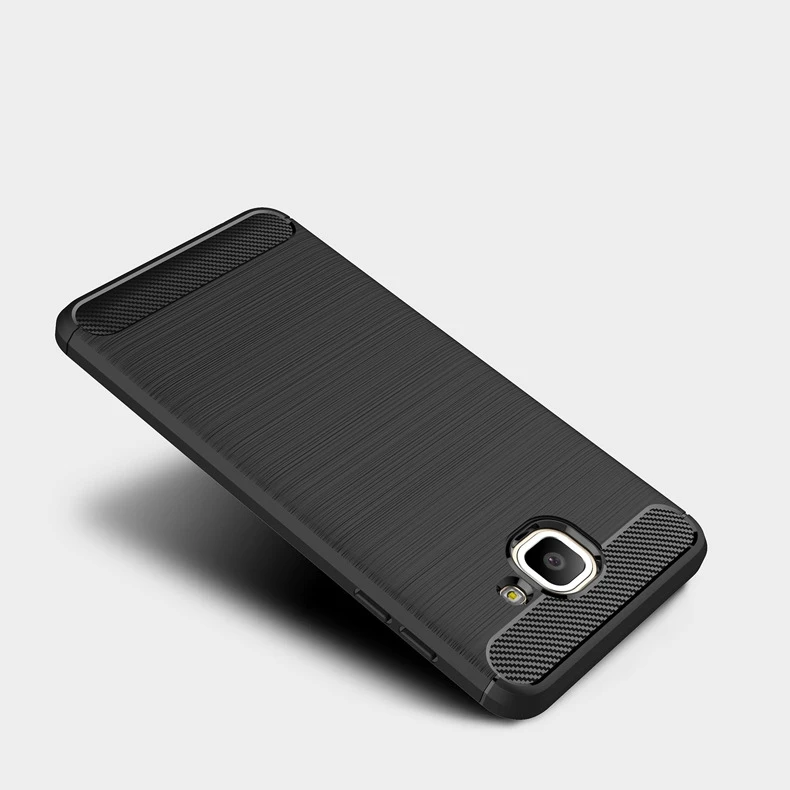 2017 New Arrival Carbon Fiber Tpu case for Samsung Galaxy On max brushed tpu soft cover for Samsung Galaxy On max