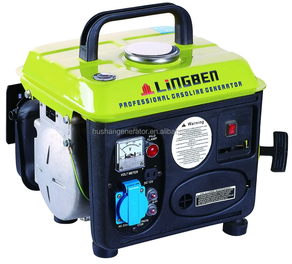 Lingben 650w Portable Mini 12v Dc Gasoline Generator - Buy Portable ...