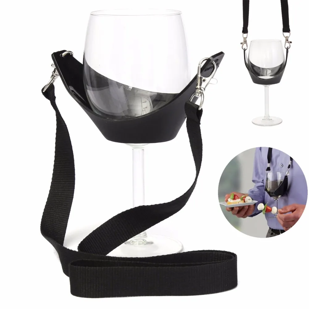 Festival Custom Wine Glass Holder Hand Free Lanyard - Buy Wine Glass ...