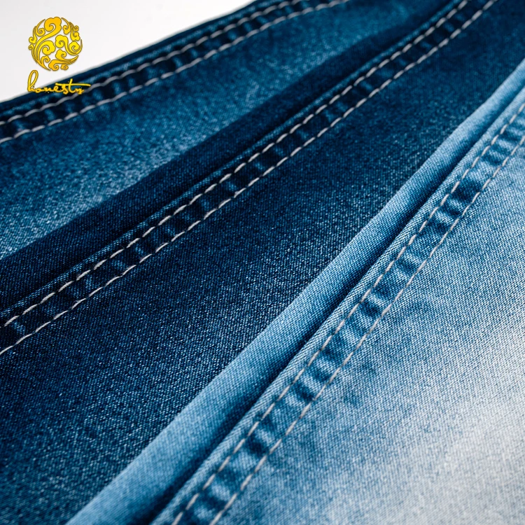 
Indigo blue denim jeans fabric 100% cotton cheap price 