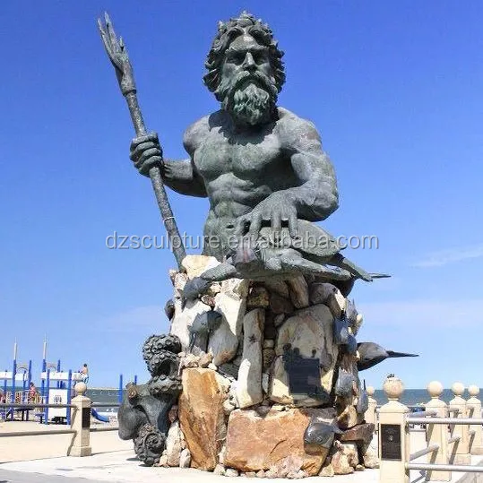 Verrassend Griekse God Brons Poseidon Standbeeld Voor Beach Decor - Buy SJ-43