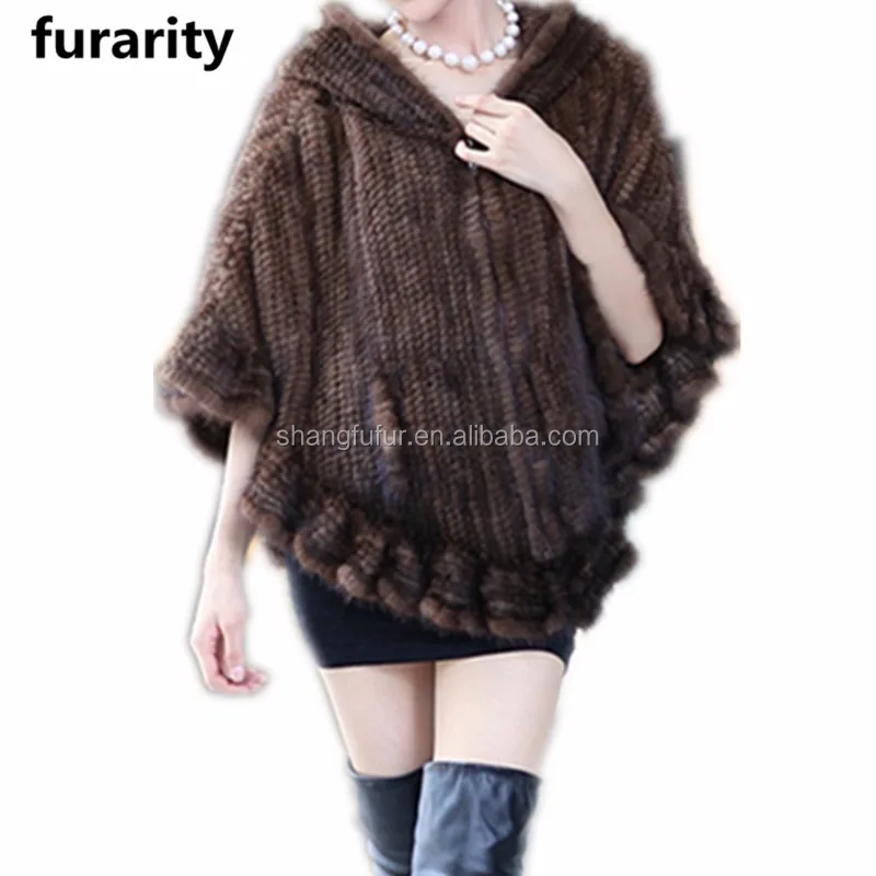 knitted mink coat