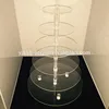 Multilayer Clear acrylic cake stand cake display tower 6 Tier Clear Acrylic cupcake and cake tower display