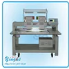 With computer flat + sequence+ coiling embroidery machine