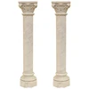 Classics design gate pillar marble garden stone roman column