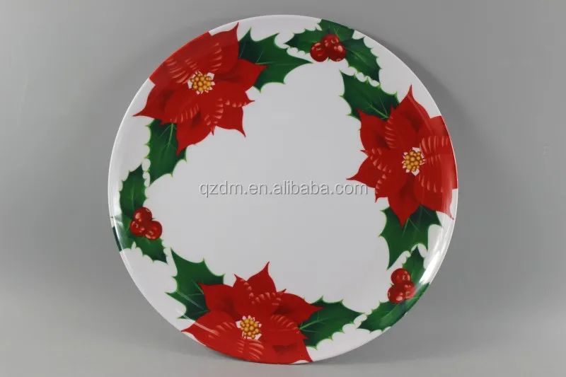 30% Melamine Christmas Plate, X'mas Dishes