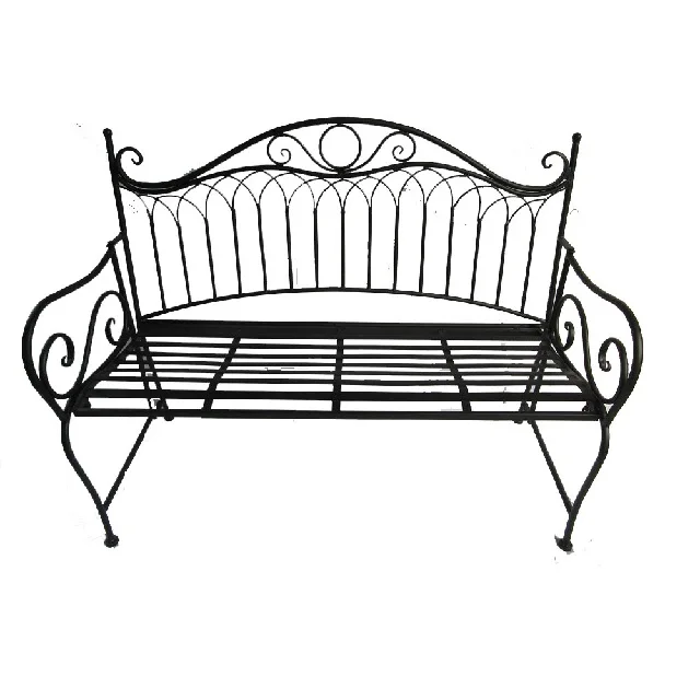Cheap 2 Seat Long Folding Metal Metal Indoor And Garden Bench