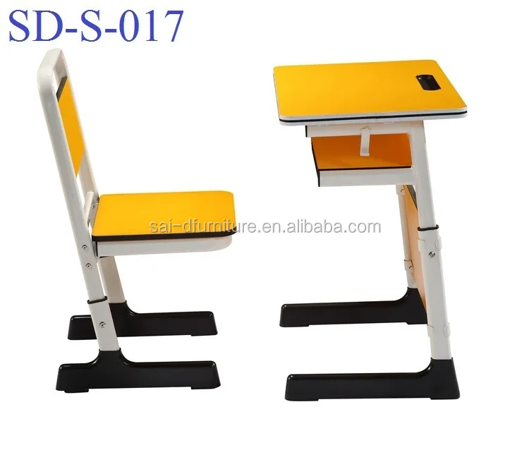 classroom chair with writing pad