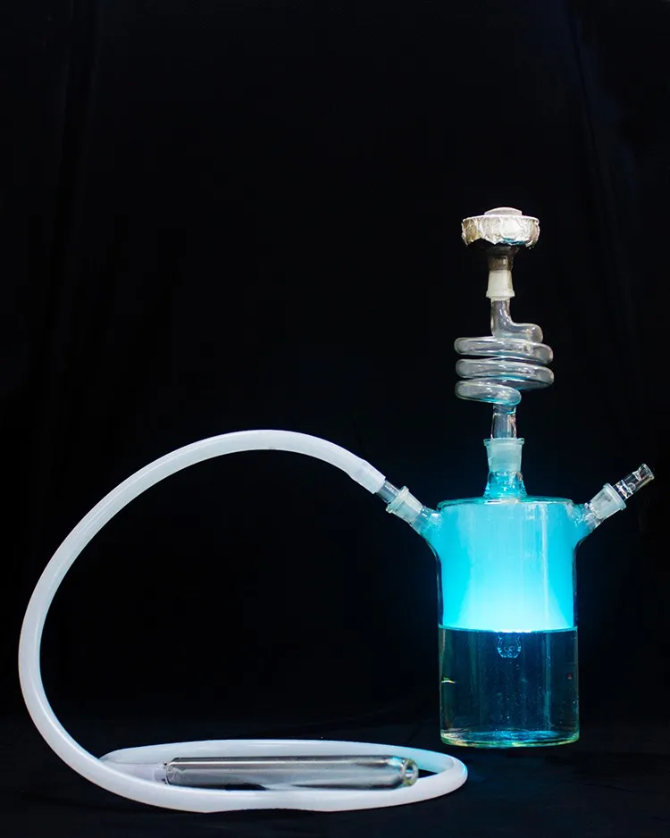 Imports Color Changing Deluxe Amy Hookah Glass Shisha Hookahs Narguile