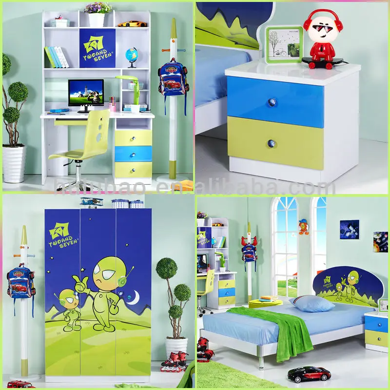 Children Bedroom Furniture Almirah Wardrobe Clothes Cabinet