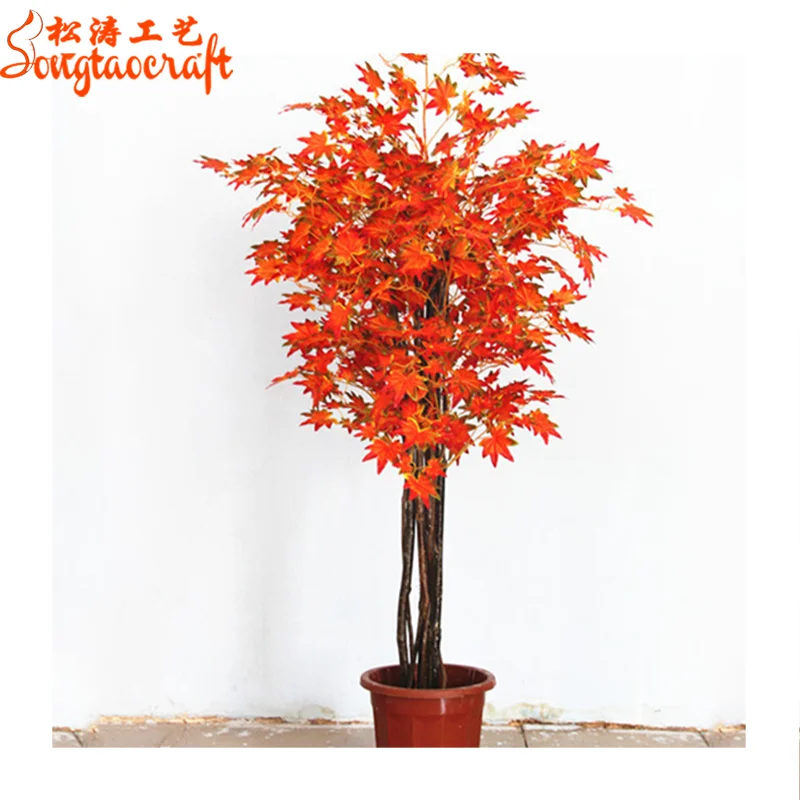 Red Japanese Bonsai Trees And Plants Plastic Artificial Fake Maple For Indoor Garden And Home View Japanese Maple Songtao Product Details From Guangzhou Songtao Artificial Tree Co Ltd On Alibaba Com