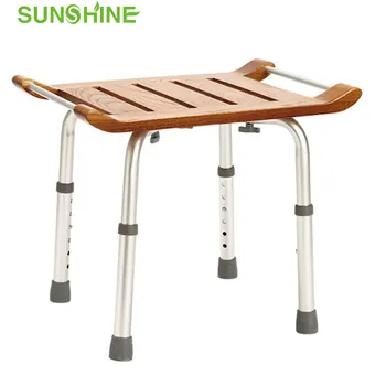 Bath Height Adjule Wooden Teak Shower Bench Chair For Disabled Ba388 Bath Height Adjule Wooden Teak Shower Bench Chair For Disabled Ba388