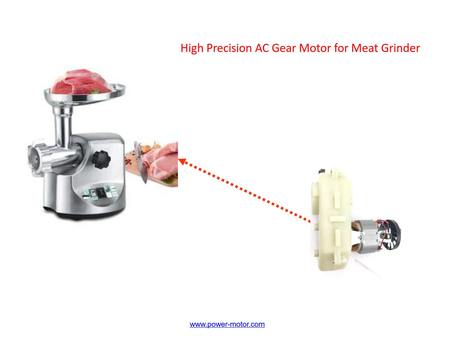 Ac Universal Motor For Meat Grinder With Gear Box Blender Motor Mixer