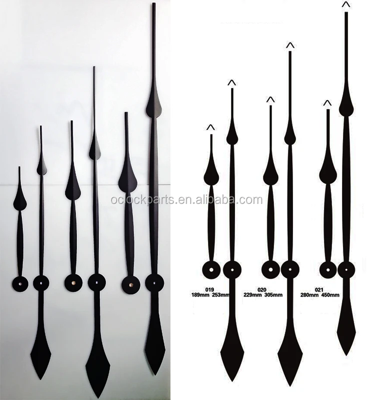 High Quality Big Wall Clock Hands Diy Clock Needles Large Clock Arrows