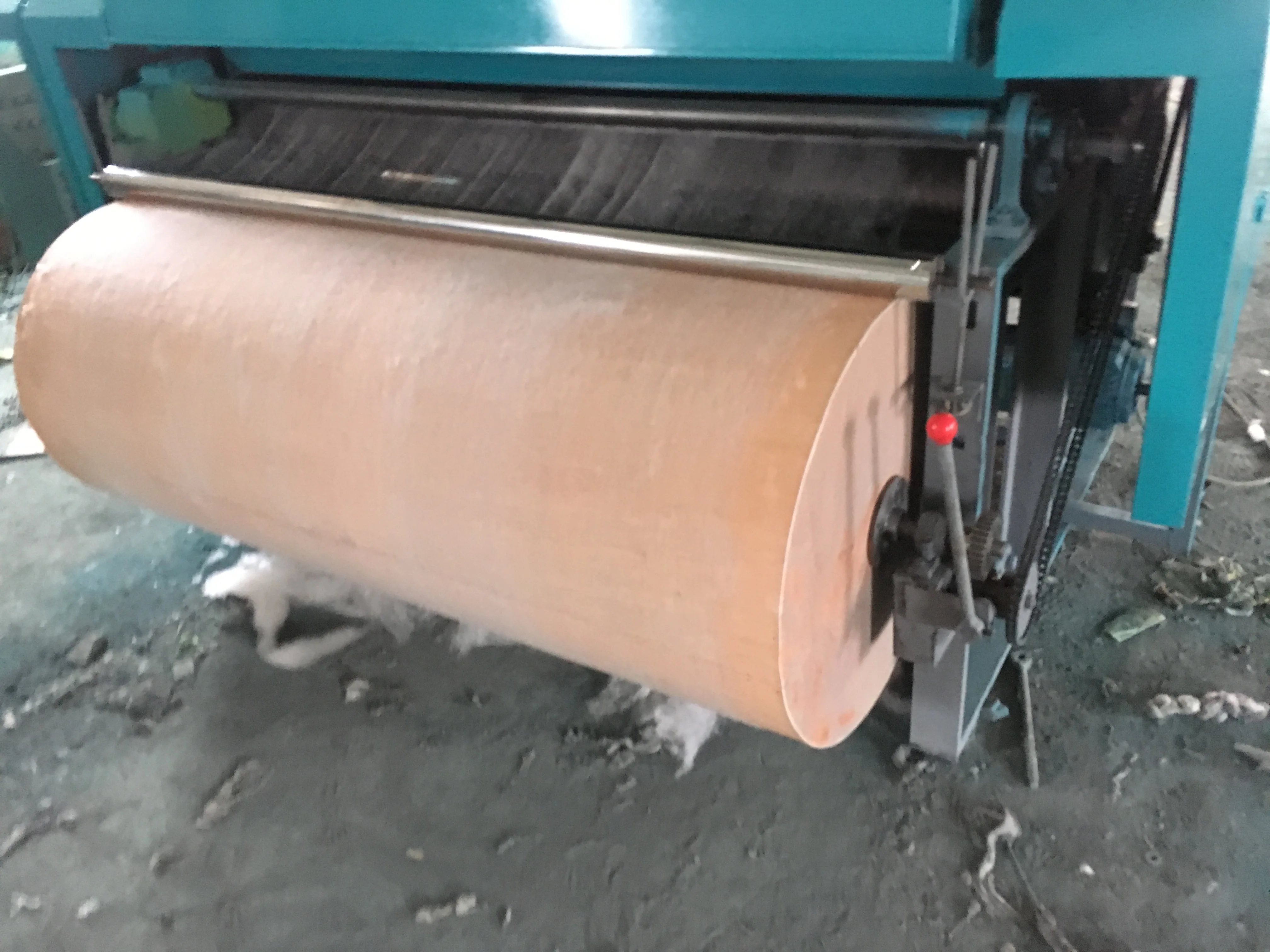 Automatic Polyester Fiber Cotton Sheep Wool Combing Carding Machine