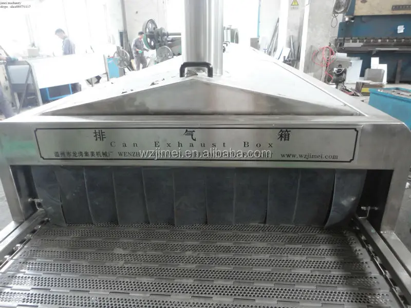 Manufacturer Of High Quality Stainless Steel Can Exhaust Machine Buy