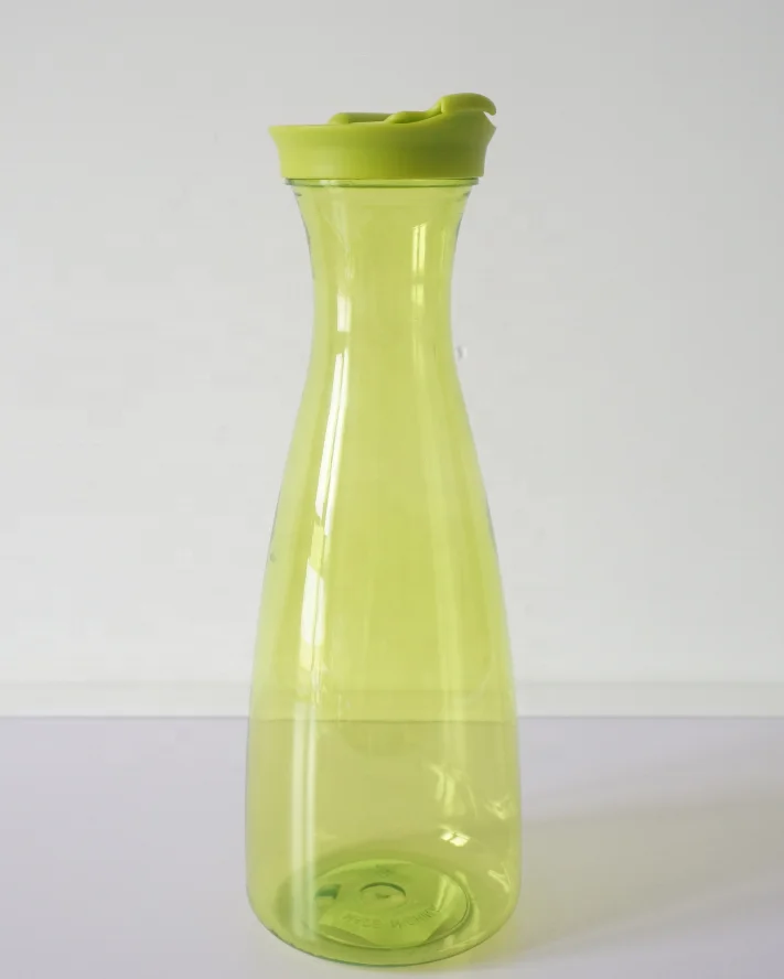
Wholesale Colorful plastic beverage carafe fruit juice bottle 