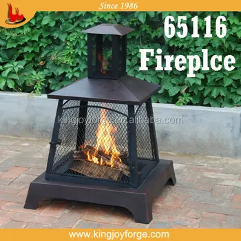 Outdoor Metal Steel Wood Burning Fireplace Fire Pit Buy