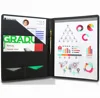 Matt PU Finish & Accent Stitching Business Conference Resume Portfolio Faux Leather A4 Folder Interview/Legal Document Organizer