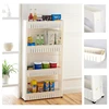 Creative multifunction 4 layers plastic cracks rack used for storage little things