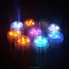 2016 New Arrival Promotion One Dozen Waterproof ultra bright Wedding Diamond small SUBMERSIBLE LED Candle Tea floating Light