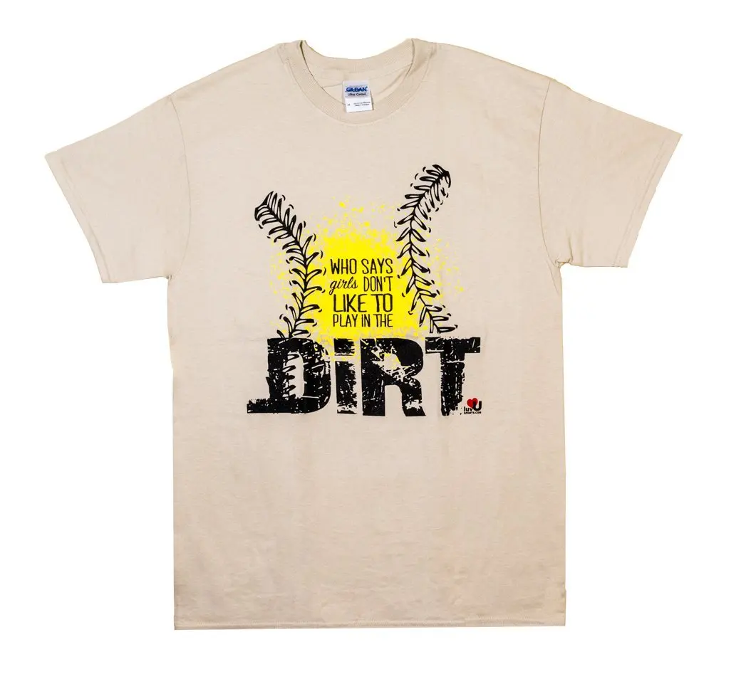 Softball T Shirt (Softball Life) - Short Sleeve : Dirt. 