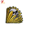Applique Patch manufacturer custom All seasons Hats Skull embroidery patch