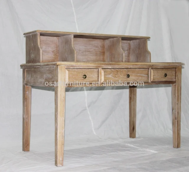 Shabby Chic Console Table French Style Antique Wood Writing Desk