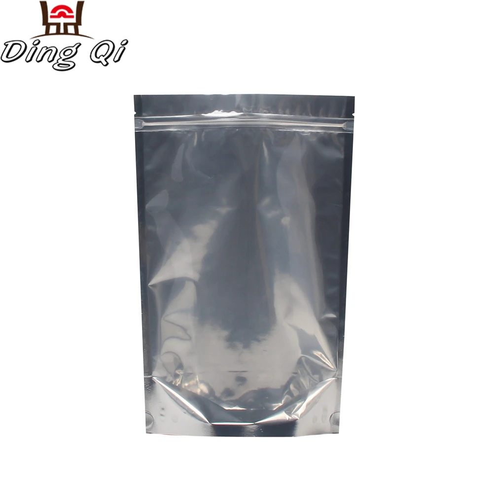 Stock aluminum foil stand up plastic bags for food