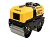 Remote control small double drum road roller factory price GNYL301C road compactor 0.87 ton distance control