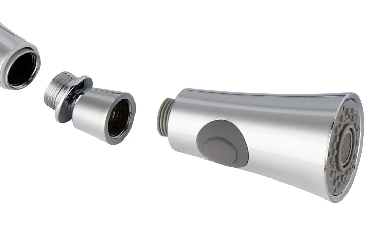 Popular Bar Faucets with Pull Down Sprayer Watersaving Brushed Steel Kitchen Tap