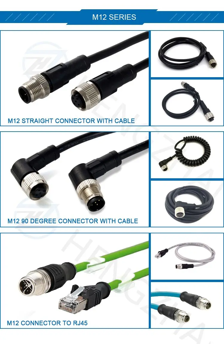 Ethernet Cable M12 8 Pin X Coded To Rj45 Connector - Buy M12 8pin To