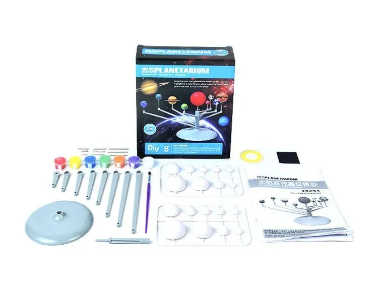 Sunlight Plastic Solar System Celestial Bodies Planets Model Educational Toys XB