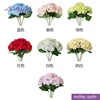 LF623 7 heads silk hydrangea flower color hydrangea flower bush wholesale