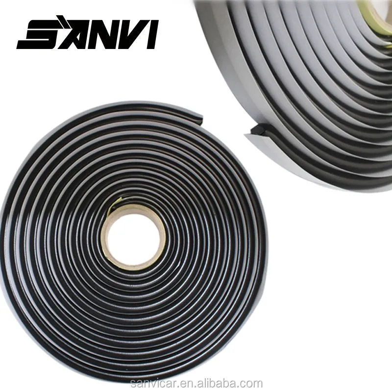 Black Snake Butyl Synthetic Rubber Glue Auto Headlight Headlamp Retrofit Adhesive Sealant 9.5mm *4.57M Car Styling Modifying